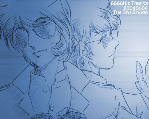 やっぱり、背中合わせな2人。